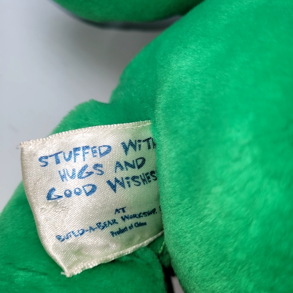 BUILD-A-BEAR Turtle Green w/ Yellow Belly Stuffed Animal Laughs when pressed - Picture 5 of 7